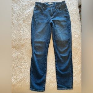 Madewell Curvy high rise crop Jean